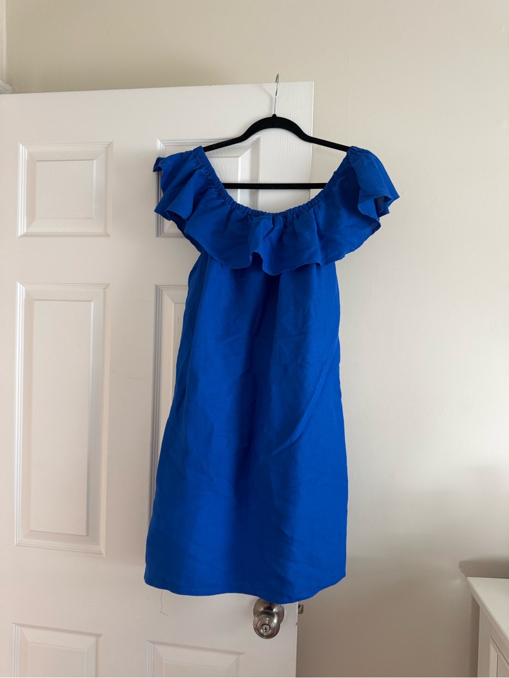 Blue Linen Dress